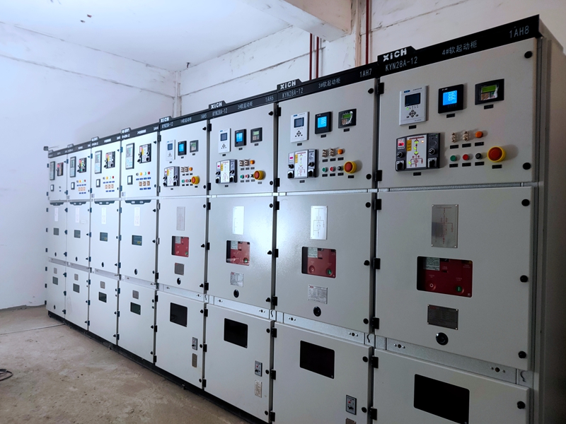 某排水泵站—高壓軟起動(dòng)裝置、高壓SVG(圖1)